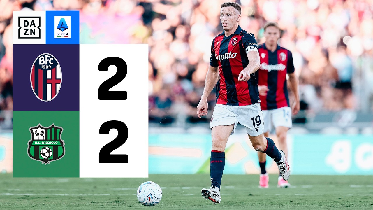Resumen: Bologna vs Sassuolo (2-2) | Resumen y goles | Highlights Serie A
