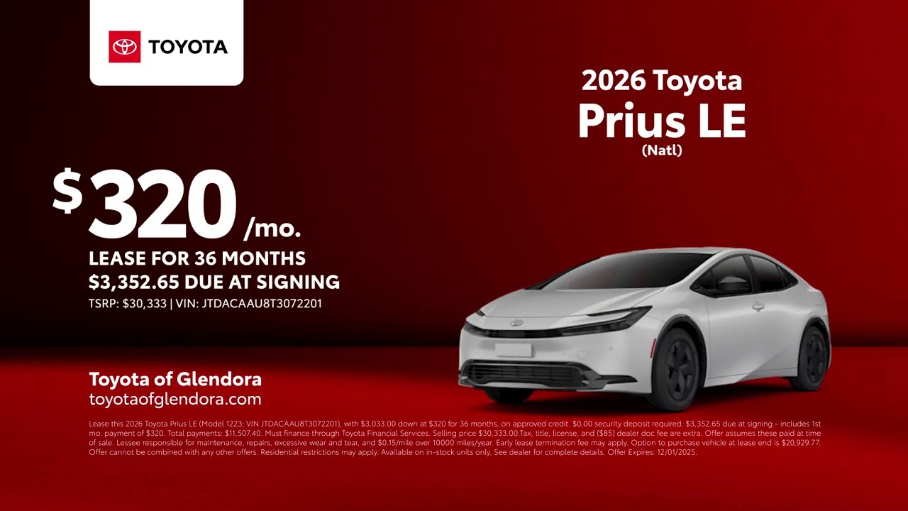 Toyota Prius 11/20/2025 6482949