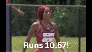 Sha'Carri Richardson in Women's 100m | 2023 Miramar Invitational