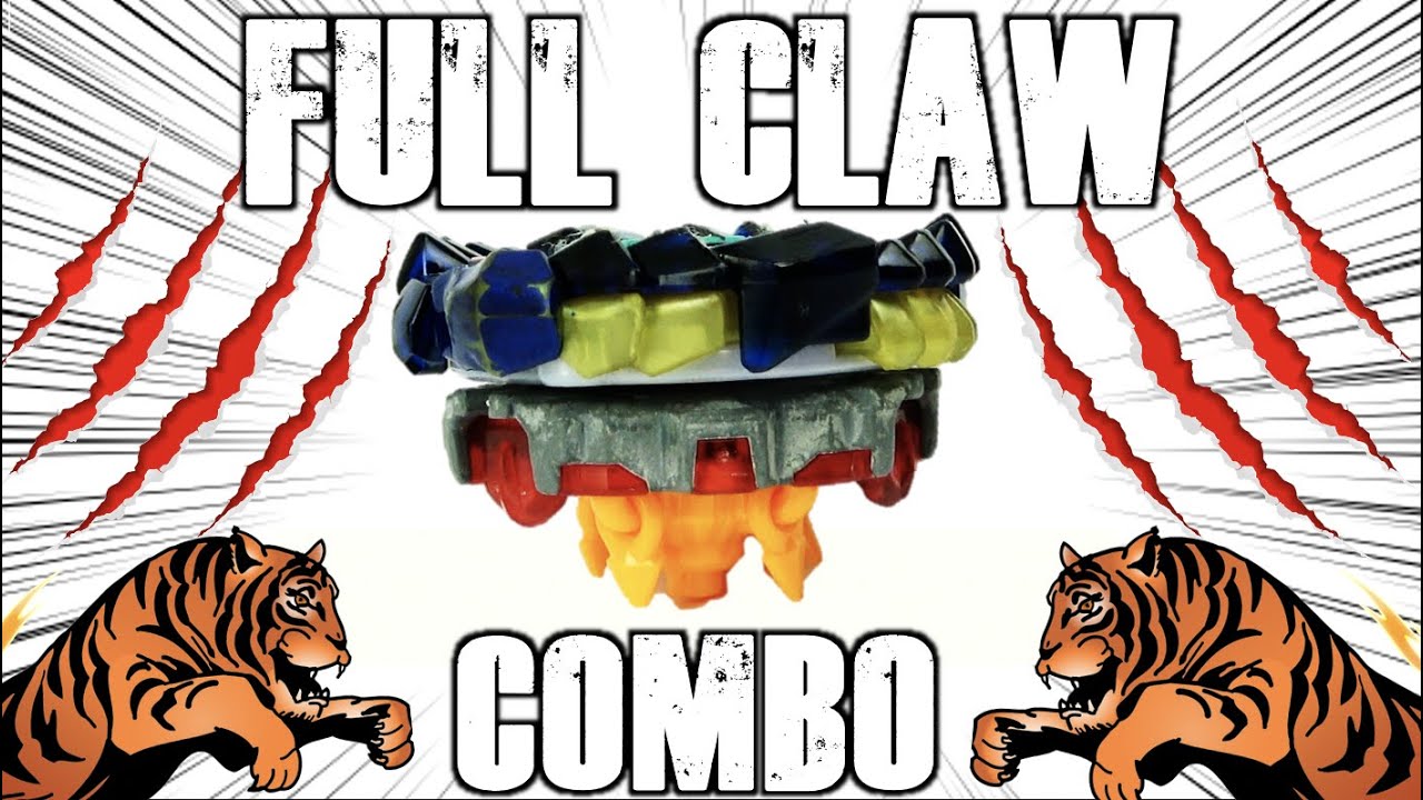 BEYBLADE FULL CLAW COMBO!!