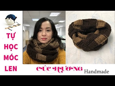 Hướng dẫn móc khăn ống choàng cổ mùa đông | Foci