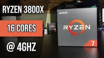 AMD Ryzen 7 3800x Leaks, Specs, Performance, and Info | 16 CORES @ 4GHz Base on AM4!