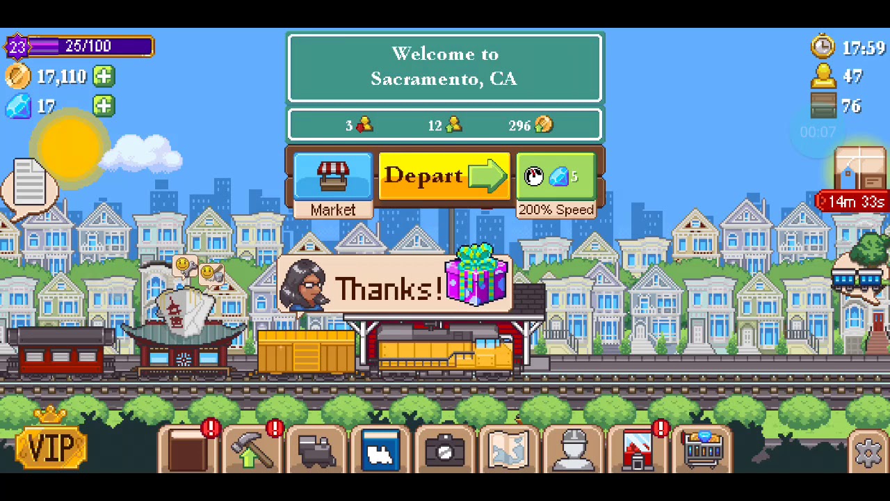 Playing tiny rails - YouTube