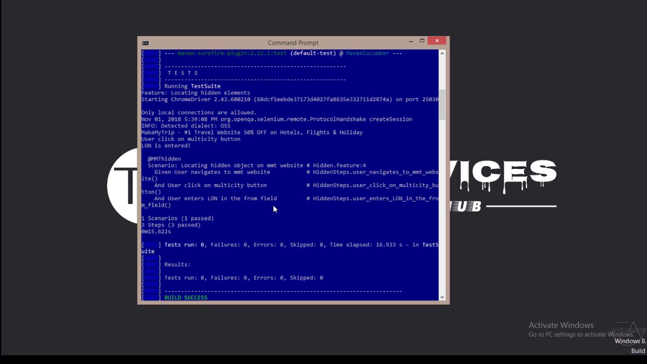 Running Test using CMD - YouTube
