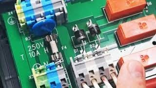 TRUMA combi W 45 H fault fuse replacement - YouTube