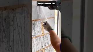 smart workers #fnc #smart #jugaad #construction #civilengineering #shorts #workers #usa