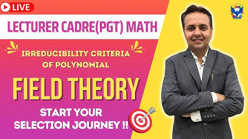 Lecturer Cadre 2023 | Feild Theory | Chetan Setia | Math Tricks | Best Coaching For Master Cadre