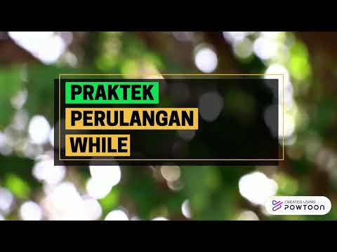 Pemrograman Dasar Kelas X - Tutorial Belajar Python Struktur Perulangan While