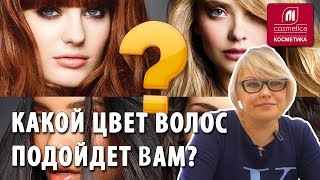 Какой цвет волос подойдет вам? Определяем цветотип внешности. Теплые и холодные оттенки волос.