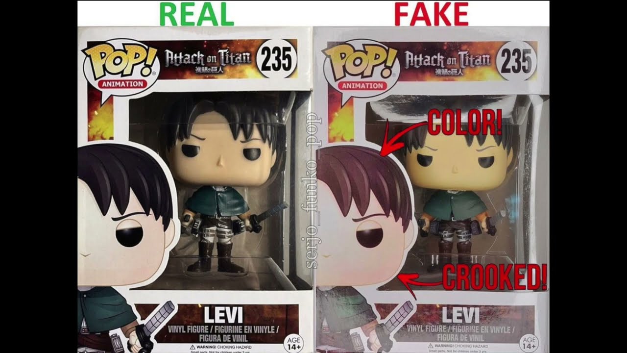 Funko Pop! Animation: Attack on Titan - Levi Ackerman #235