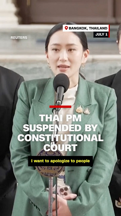 Thai PM suspended by constitutional court