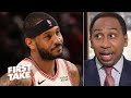 Stephen A. is proud of Carmelo Anthony | First Take