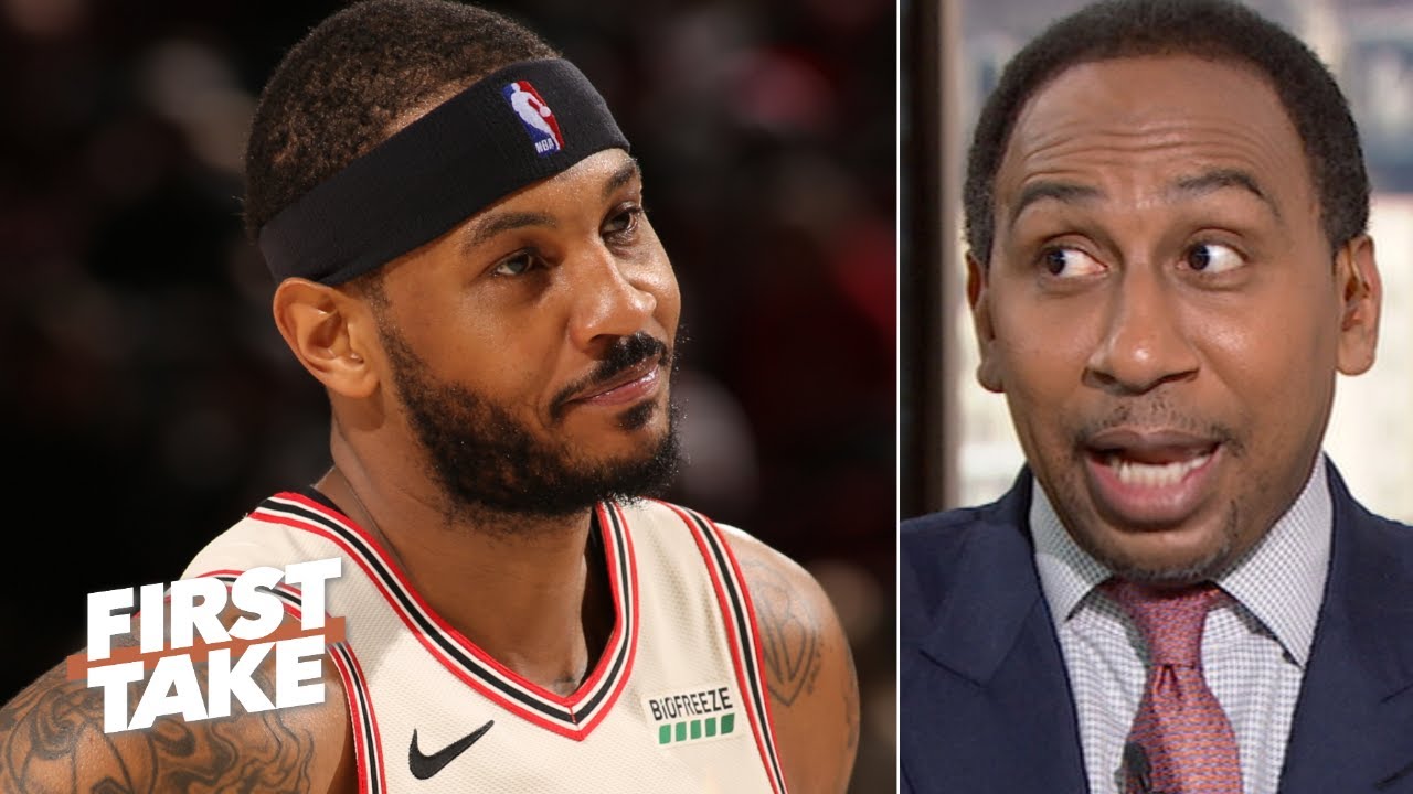 Stephen A. is proud of Carmelo Anthony | First Take