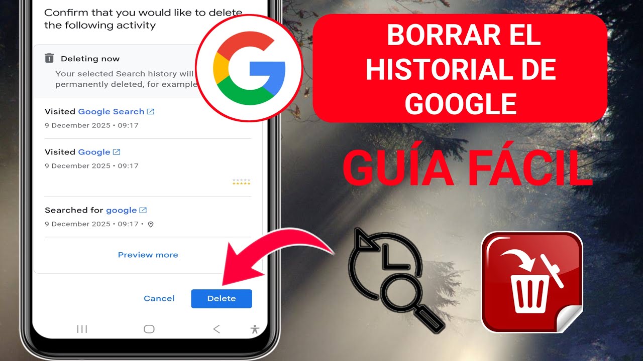 Cómo borrar el historial de búsqueda de Google | Guía fácil - YouTube
