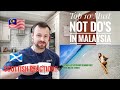 10 Must NOT Do's In Malaysia..SCOTTISH REACTION 🏴󠁧󠁢󠁳󠁣󠁴󠁿🇲🇾