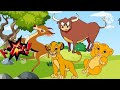 حدوتة الثور الشجاع ومكافأة الأسد سيمبا حودايت اطفال قصص اطفال رسوم متحركة حدوتة قلوظة 