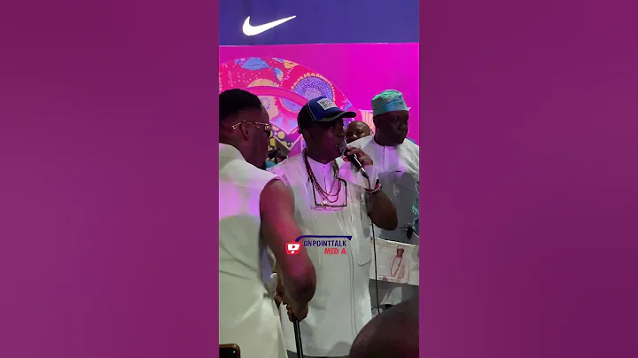 Moment Between Eniola Ajao and Zubby Micheal on the dancing floor at Owambe Thieves Movie Premiere