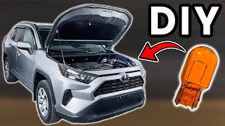 DIY 2019-2025 Toyota Rav4 Turn Signal Bulb Replacement | Replace Toyota Rav4 Front Turn Signal Bulb