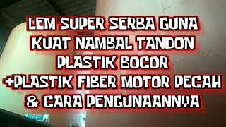 cara menambal ember plastik yang bocor