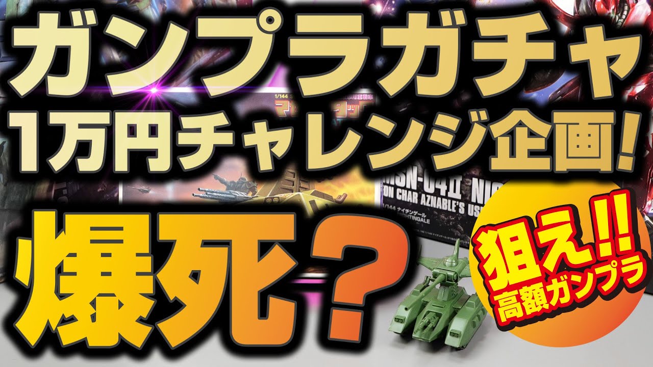 Take on the Gunpla Gacha 10,000 Yen Challenge! Will you be able to