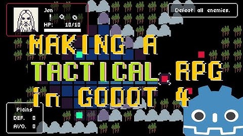 Making a Turn-Based, Tactical RPG in Godot 4 - Part 1: Movement, TileMap, Path, Project Setup