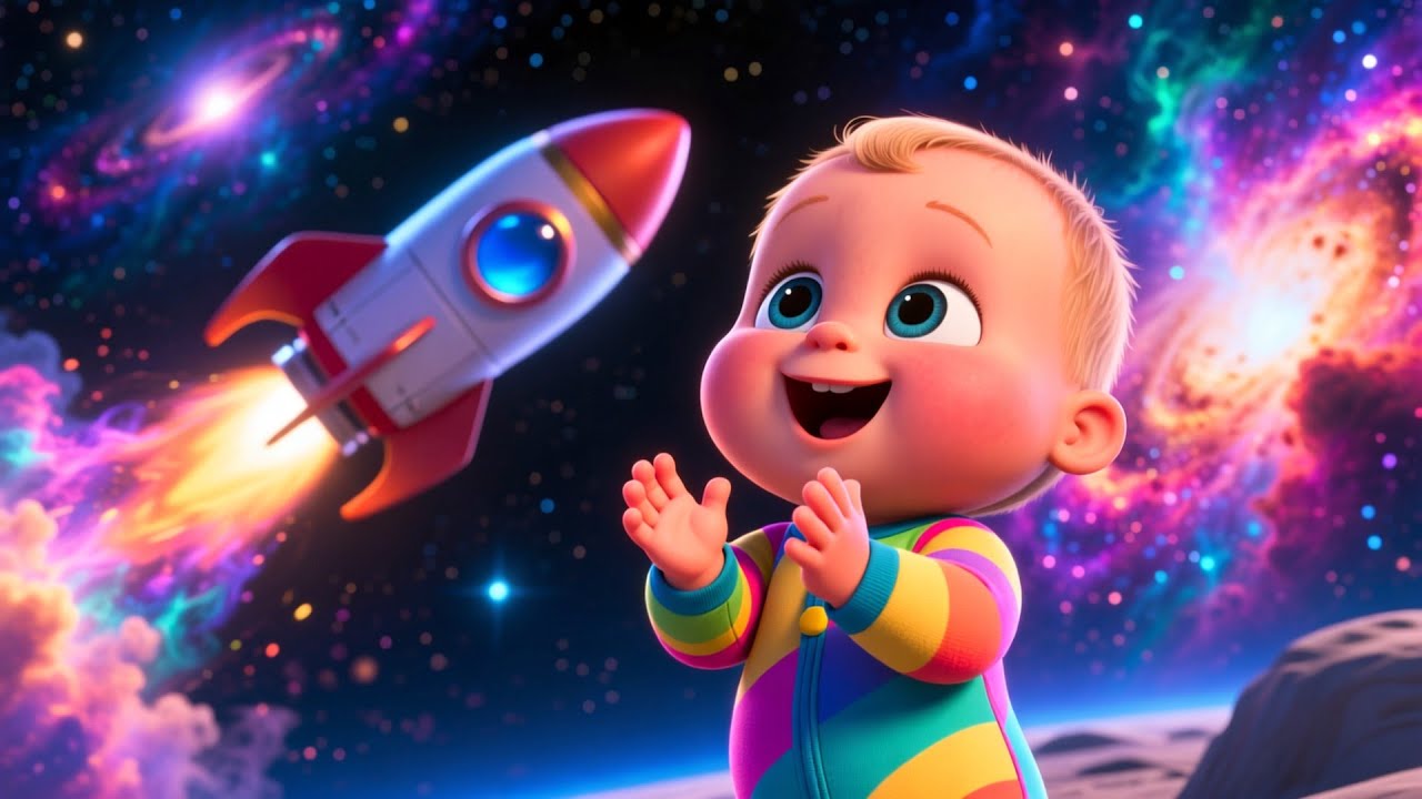 Zoom Zoom Rocket Ride 🚀🎵 | Fun Space Learning for Kids | Preschool Rocket Adventure