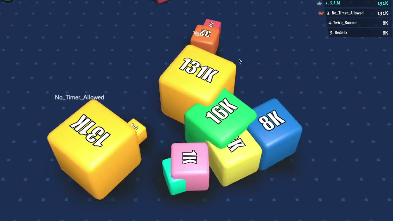 Cubes 2048.io - Over 1.1Quintillion score! 