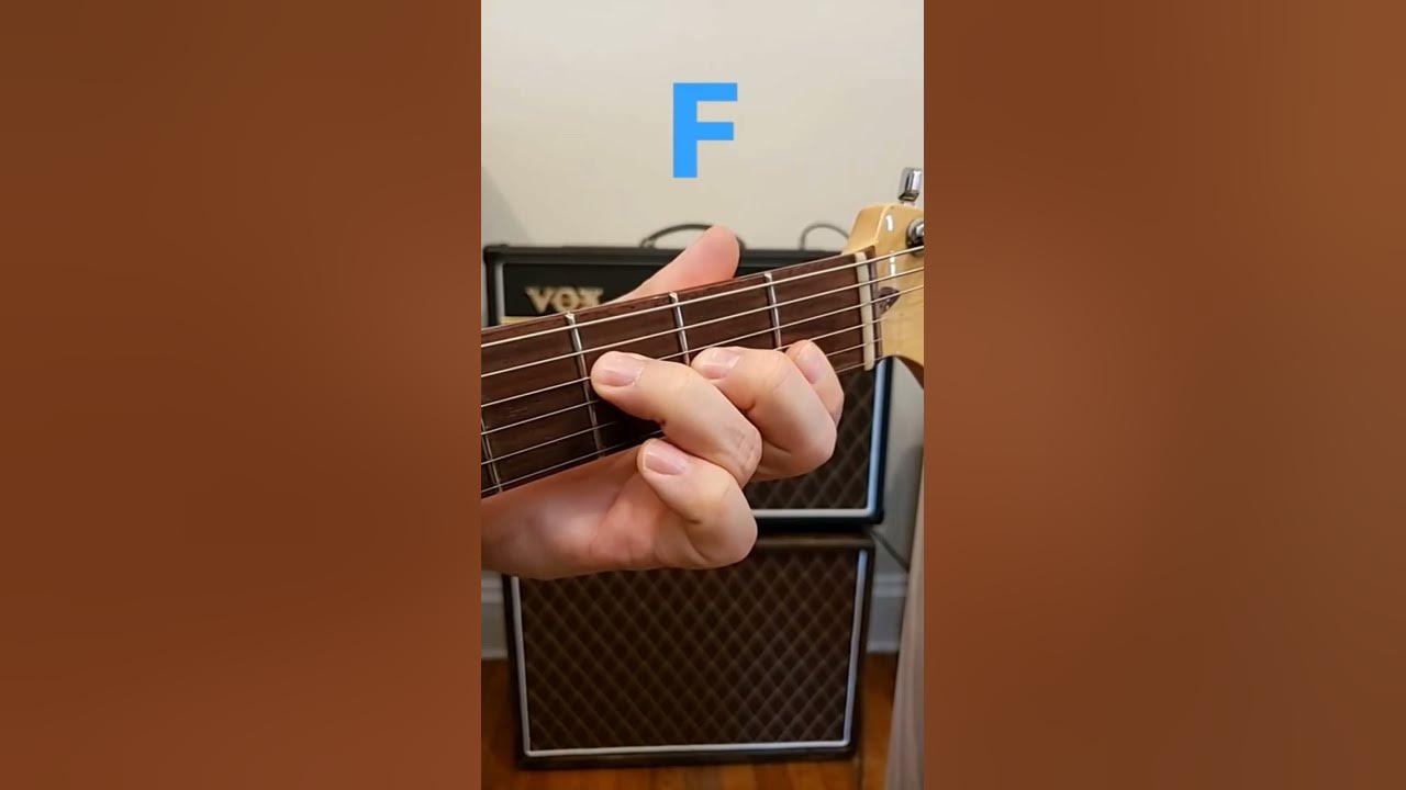 Guitar Lesson F chord #shorts #guitar #guitarlesson #beginners