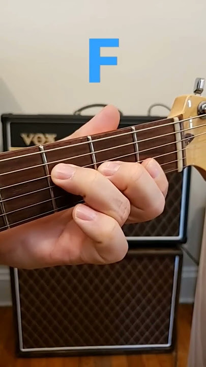 Guitar Lesson F chord #shorts #guitar #guitarlesson #beginners
