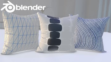 How to Make a Cushion in Blender 2.91 Tutorial