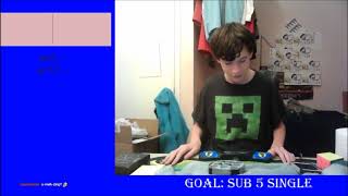 My first sub 5 clock single!!!!!
