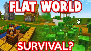 Flat World Survival : Is It Worth It? Minecraft 1.16