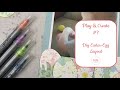 Easy Mixed Media Technique to make DIY Paper Easter Eggs for your Easter Scrapbook Layouts or Cards!