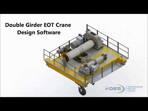 Solidworks - Double Girder EOT Crane Design Automation - video from FDES