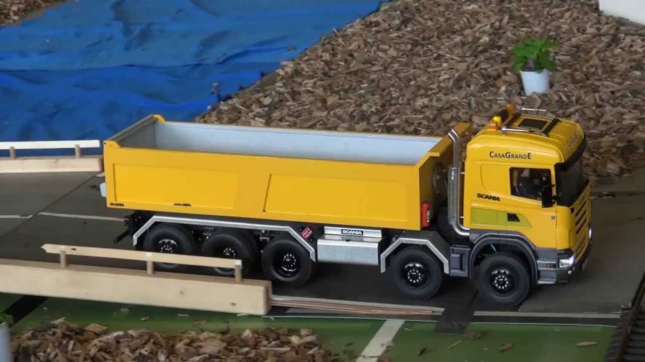 TAMIYA SCANIA KIPPER 10x6 REMOTE  TRUK  MAINAN  YouTube