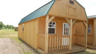 Derksen portable building, and our land, signs of wild hogs, gettin ready