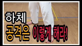 (호신술)하체 공격 기술 방법