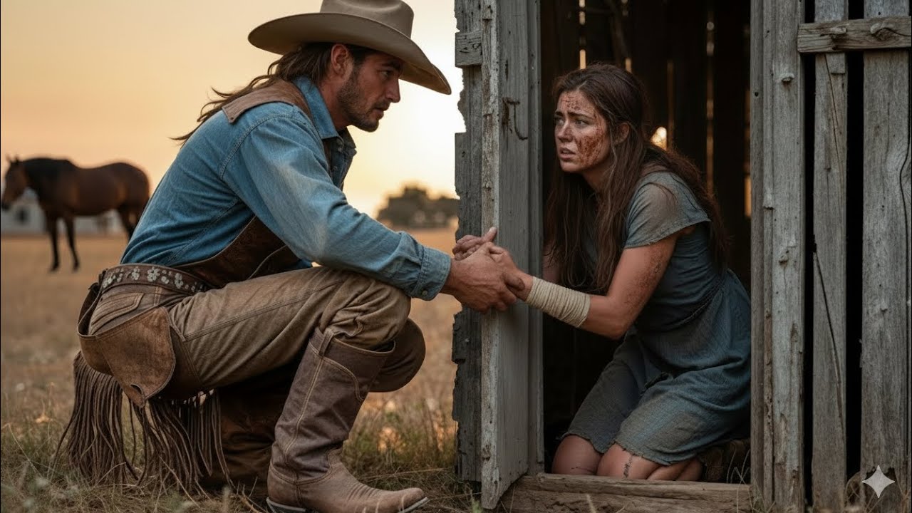 `She Was Tied in Corn Crib for Disobeying—Until cow boy👱Freed Her and Took Her 🏠|best kindness story