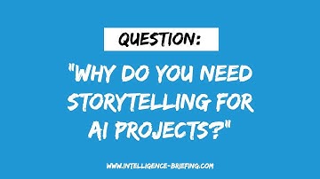 Why Do You Need Storytelling For AI Projects? (Guest: Scott Taylor)