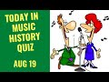 TOP 10 SONGS ON THIS DAY IN MUSIC HISTORY ON AUGUST 19 IN 1983 - Can you name who sang these hits?