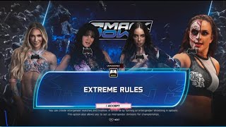 WWE 2K26 Universe Mode Woman's Fatal 4 Way | Charlotte vs Thunder Rosa vs Chelsea Green vs Chyna.