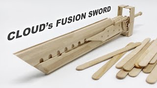 90 days to make a Clouds Fusion Sword from Popsicle Stick #StayHome and DIY #WithMe