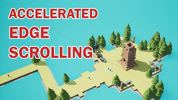 Unreal Strategy Game - Accelerated Edge Scrolling