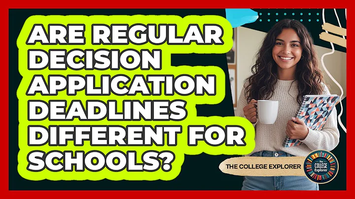 Are Regular Decision Application Deadlines Different For Schools?