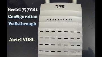 Beetel 777VR1 Modem Walkthrough | Airtel VDSL or Broadband | DHCP | Qos | WAN | WiFi | Settings Tour
