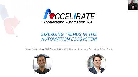 Accelirate Webinar: Emerging Trends in the Automation Ecosystem
