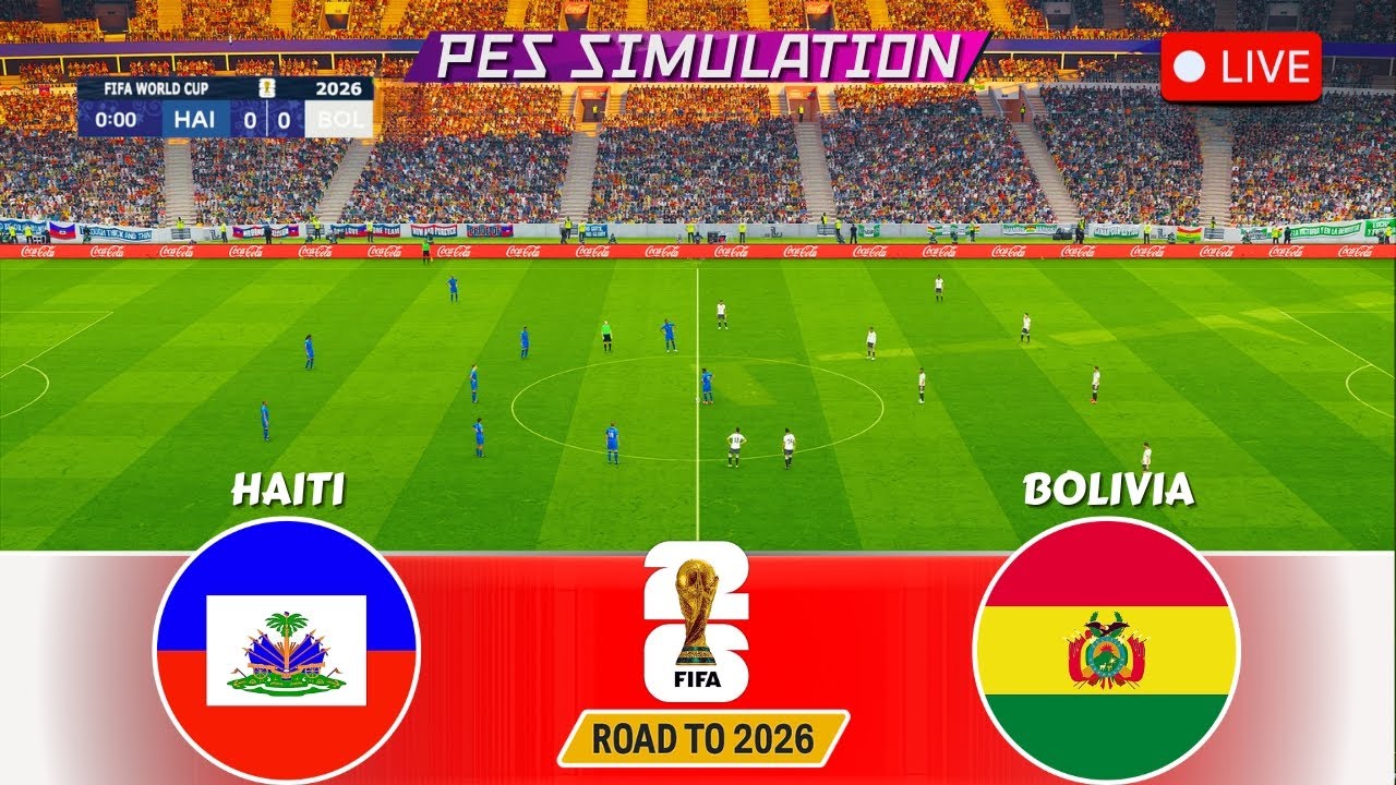 🔴Гаити против Боливии | Полный матч Чемпионата мира по футболу FIFA 2026 | Геймплей PES | 4K60 |