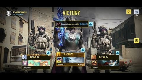 Team deathmatch Crossfire Call of duty mobile 