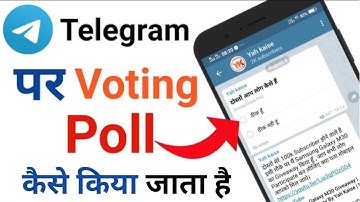 Telegram Me Poll Kaise Kare | How To Create Poll On Telegram | Telegram Voting Poll