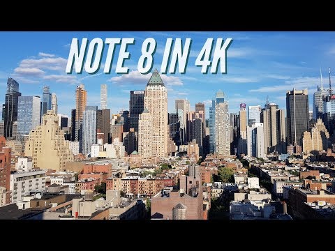 GALAXY NOTE 8: New York in 4K a 30fps | Demo